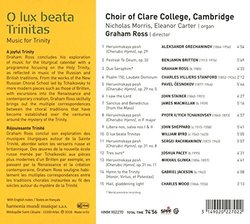 O Lux Beata Trinitas - Music For Trinity & Ordinary