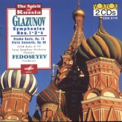 Glazunov: Symphonies Nos. 1, 2, and 4/Stenka Rasin (Symphonic Poem), Op. 13/Violin Concerto, Op. 82