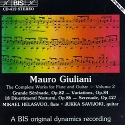Giuliani: Works for flute & guitar vol. 2