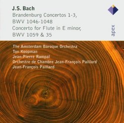 Bach J.S: Brandenburg Ctos Nos 1 - 3 / Flute Cto