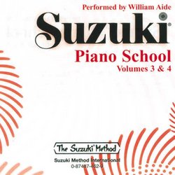 Suzuki Piano School, Volume 3 & 4 (CD) (Suzuki Method Core Materials)