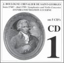 Boulogne: Symphonies & Violin Concertos CD 1