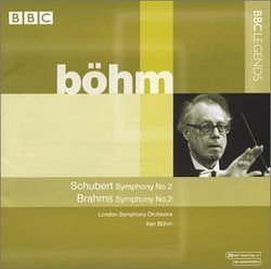 Schubert: Symphony No. 2, Brahms: Symphony No. 2