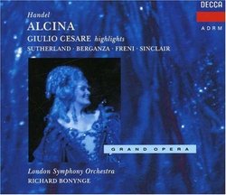 Handel - Alcina ~ Arias from Giulio Cesare / Sutherland, Berganza, Freni, Sinclair, Horne, Bonynge