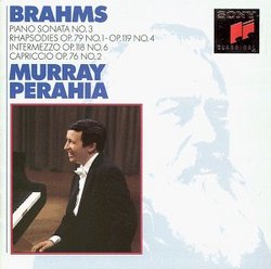 Brahms: Piano Sonata No. 3, Rhapsodies, Intermezzo, Capriccio