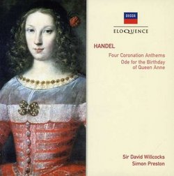 Handel: Coronation Anthems / Queen Anne Ode