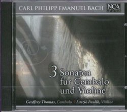 Carl Philipp Emanuel Bach-3 Sonaten Fur Violine Un