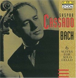 Gaspar Cassado Plays Bach Cello Suites