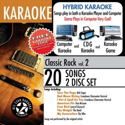 ASK-103 Karaoke: Classic Rock with Karaoke Edge, Cheap Trick, Deep Purple, Elvis Presley, The Who, Lynyrd Skynyrd, Bachman Turner Overdrive