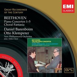 Beethoven: Piano Concertos 1-5/Choral Fantasia - Daniel Barenboim, Otto Klemperer, New Philharmonia Orchestra & John Alldis Choir