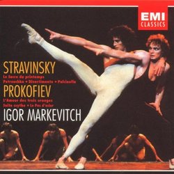 STRAVINSKY: Sacre Du Printemps; Petroushka; Divertimento; Pulcinella - PROKOFIEV: Love for 3 Oranges; Suite Scythe; La Pas d'acier (REC. 1954-59)