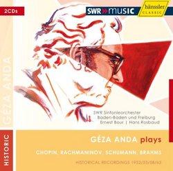 Géza Anda Plays Chopin, Rachmaninov, Schumann & Brahms