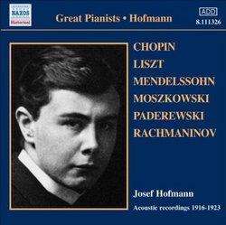 Great Pianists: Josef Hoffman