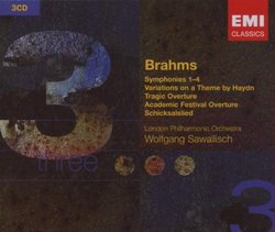 Brahms: Symphonies Nos. 1-4; Variations on a Theme by Haydn; Tragic Overture; Academic Festival Overture; Schicksalsl