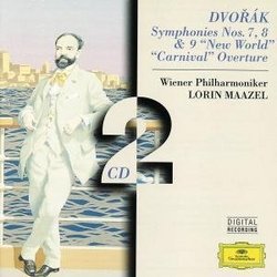 Dvorák: Symphonies Nos. 7, 8 & 9 "New World"; Carnival Overture [Germany]