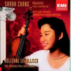 Sarah Chang - Paganini: Violin Concerto No. 1 ~ Saint-Saëns: Havanaise / Sawallisch