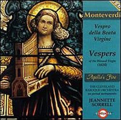 Monteverdi: Vespro della Beata Virgine / Apollo's Fire