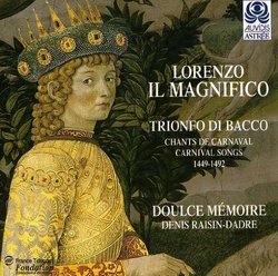 Lorenzo Il Magnifico: Trionfo Di Bacco, Carnival Songs