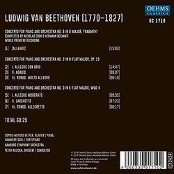 Beethoven: Piano Concertos No. 0, No. 2, & No. 6