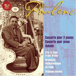 Poulenc: Concerto pour 2 pianos; Concerto pour piano; Aubade
