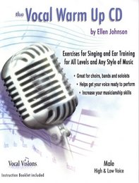 Vocal Warmup CD - Male High and Low Voice with Book