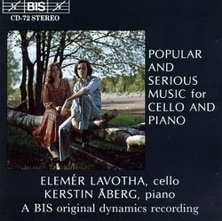 Popular And Serious Music For Cello And Piano