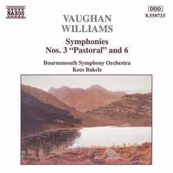 Vaughan Williams: Symphonies Nos. 3 "Pastoral" & No. 6