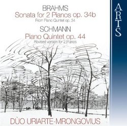 Brahms: Sonata for 2 pianos; Schumann: Piano Quintet