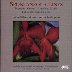 Spontaneous Lines: 20th Century American music for Clarinet and Piano