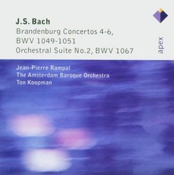 J.S. Bach: Brandenburg Concertos Nos. 4-6; Suite for Flute & Orchestra No.2