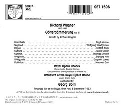 WAGNER. Gotterdammerung Act III