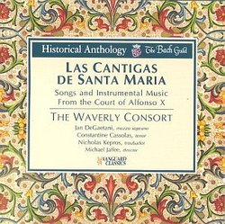 Las Cantigas De Santa Maria: Songs and Instrumental Music From the Court of Alonso X (Historical Anthology)