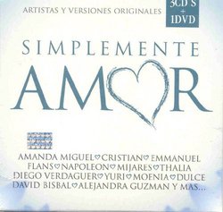 SIMPLEMENTE AMOR 3CDS+DVD