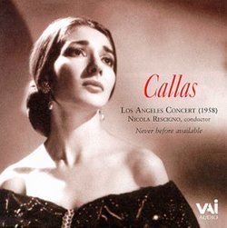 Maria Callas - The 1958 Los Angeles Concert / Puccini, Rossini, et al
