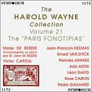 The Harold Wayne Collection Volume 21: The "Paris Fonotipias"