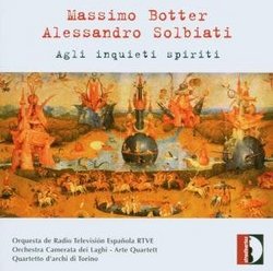 Massimo Botter: Les Algues; Sheet of Sounds; Alessandro Solbiatti: Sette Pezzi, O vere beata nox
