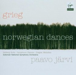 Grieg: Norwegian Dances 'Symphonic Dances', '2 Elegiac Melodies', 'Holberg Suite' - Paavo Jarvi