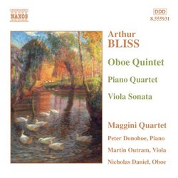 Arthur Bliss: Chamber Music, Vol. 2 - Oboe Quintet; Piano Quartet; Viola Sonata