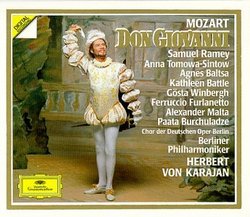 Mozart - Don Giovanni / Ramey, Tomowa-Sintow, Baltsa, Battle, Winbergh, Furlanetto, Malta, Burchuladze, Berlin Phil., Karajan
