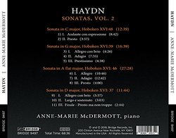 Haydn: Sonatas, Vol. 2