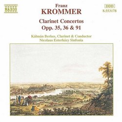 Krommer: Clarinet Concertos