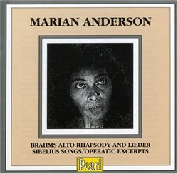 Marian Anderson: Brahms Alto Rhapsody & Lieder
