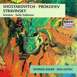 Shostakovich/Prokofiev/Stravinsky: Works For Cello And Piano