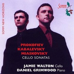 Prokofiev, Kabalevsky, Miaskovsky: Cello Sonatas