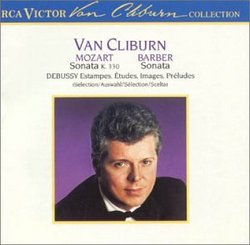Van Cliburn: Debussy, Mozart and Barber