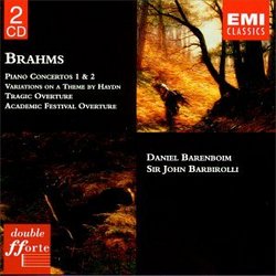 Brahms: Piano Concertos No. 1 & 2 - Tragic Overture, etc.. / Barenboim, Barbirolli