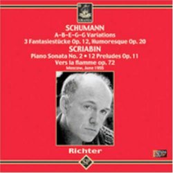 Schumann: A-B-E-G-G Variations; Scriabin: Piano Sonata No. 2