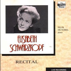 Elizabeth Schwarzkopf: Recital