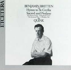 Benjamin Britten: Hymn to St. Cecilia / Sacred and Profane