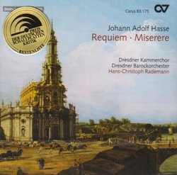 Johann Adolf Hasse: Requiem; Miserere
